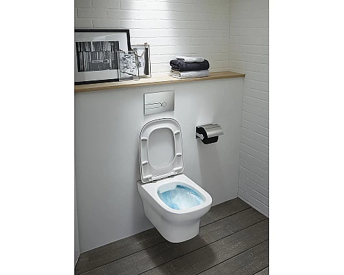 Заказать Комплект унитаза с инсталляцией Jacob Delafon Vox E21746RU-00 с сиденьем Микролифт и клавишей смыва Хром в магазине сантехники Santeh-Crystal.ru