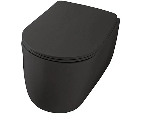 Заказать Унитаз Kerasan Nolita 531431 подвесной Черный матовый без сиденья в магазине сантехники Santeh-Crystal.ru