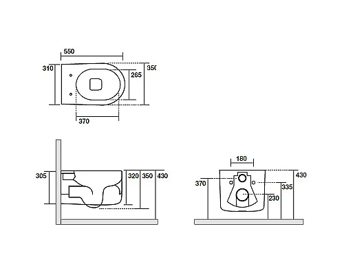 Приобрести Унитаз Kerasan Nolita 531481 подвесной Nocciola mat без сиденья в магазине сантехники Santeh-Crystal.ru