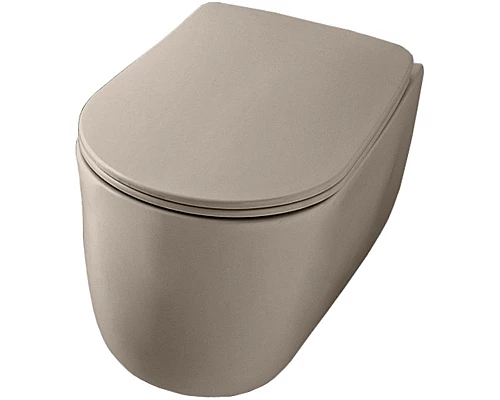 Приобрести Унитаз Kerasan Nolita 531481 подвесной Nocciola mat без сиденья в магазине сантехники Santeh-Crystal.ru