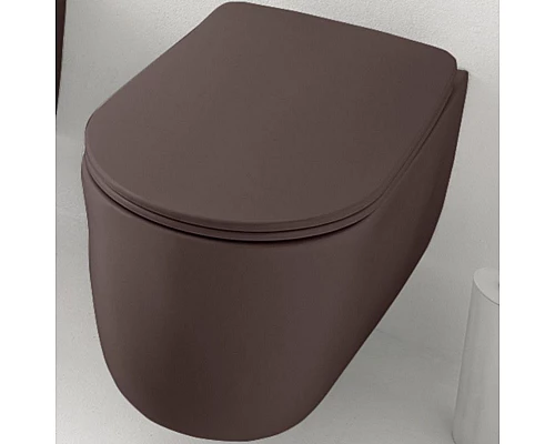 Купить Унитаз Kerasan Nolita 531475 подвесной Borgogna matt без сиденья в магазине сантехники Santeh-Crystal.ru