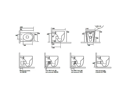 Приобрести Унитаз Kerasan Nolita 531831 приставной Черный матовый без сиденья в магазине сантехники Santeh-Crystal.ru