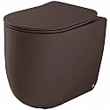 Унитаз Kerasan Nolita 531875 приставной Borgogna matt без сиденья Унитаз Kerasan Nolita 531875 приставной Borgogna matt без сиденья