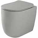 Унитаз Kerasan Nolita 531859 приставной Grigio matt без сиденья Унитаз Kerasan Nolita 531859 приставной Grigio matt без сиденья