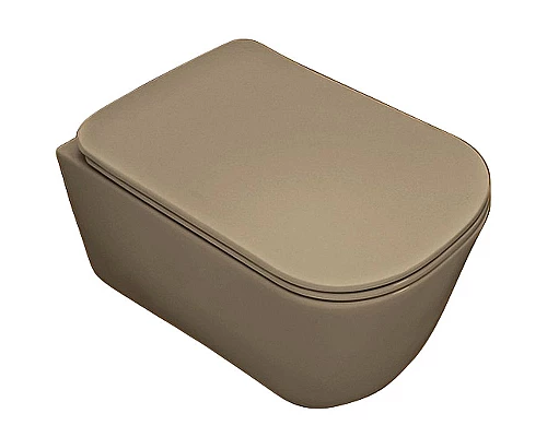 Купить Унитаз Kerasan Tribeca 511481 подвесной Nocciola без сиденья в магазине сантехники Santeh-Crystal.ru