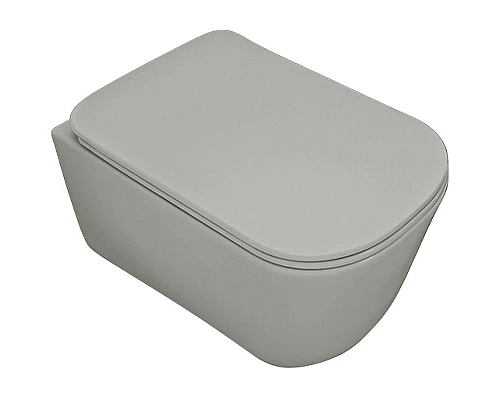 Купить Унитаз Kerasan Tribeca 511459 подвесной Grigio matt без сиденья в магазине сантехники Santeh-Crystal.ru