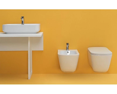 Заказать Унитаз Kerasan Tribeca 511430 подвесной Белый матовый без сиденья в магазине сантехники Santeh-Crystal.ru