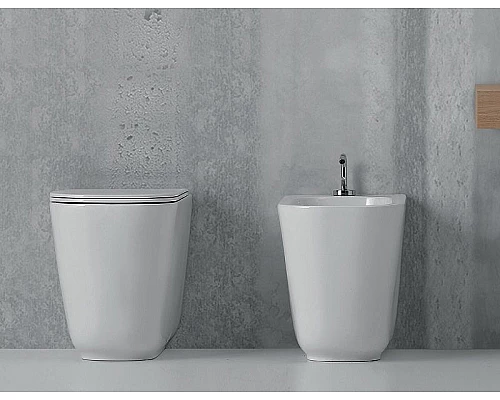 Заказать Унитаз Kerasan Tribeca 511830 приставной Белый матовый без сиденья в магазине сантехники Santeh-Crystal.ru