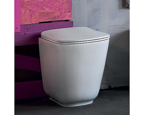 Заказать Унитаз Kerasan Tribeca 511830 приставной Белый матовый без сиденья в магазине сантехники Santeh-Crystal.ru