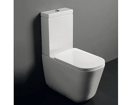 Заказать Унитаз компакт Kerasan Tribeca 511701 без бачка и сиденья в магазине сантехники Santeh-Crystal.ru