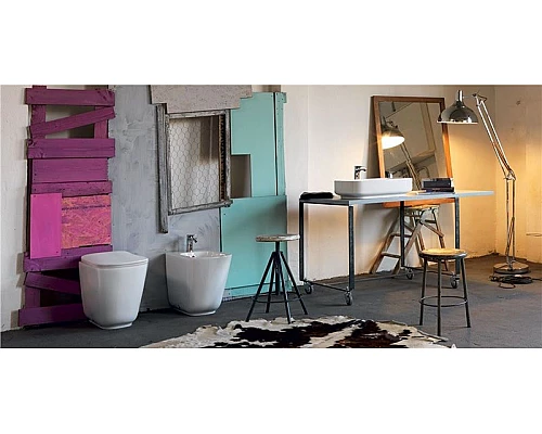 Приобрести Унитаз Kerasan Tribeca Norim 5118 приставной без сиденья в магазине сантехники Santeh-Crystal.ru