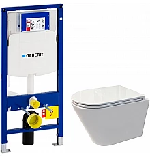 Комплект унитаза Koller Pool Orion OR-0515-RW с инсталляцией Geberit Duofix Sigma UP320 111.300.00.5 с сиденьем Микролифт