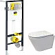Заказать Комплект унитаза Koller Pool Orion OR-0515-RW с инсталляцией Viega Prevista Dry 8524.14 792596 с сиденьем Микролифт и клавишей смыва Хром в магазине сантехники Santeh-Crystal.ru