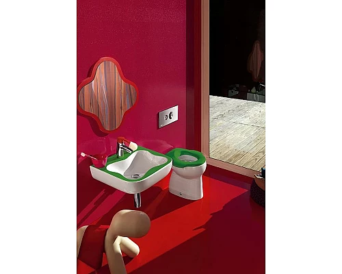 Приобрести Унитаз Laufen Flora Kids 8.2203.6.000.027.1 приставной без сиденья в магазине сантехники Santeh-Crystal.ru