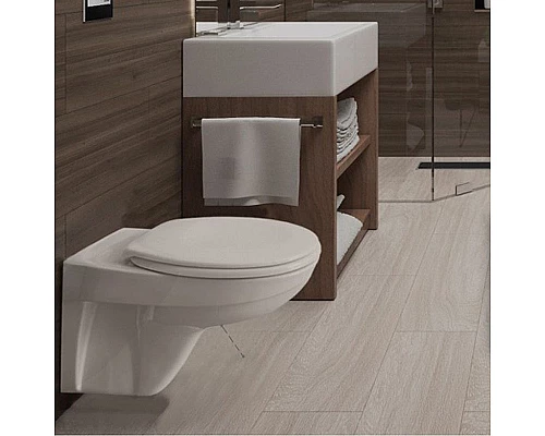 Купить Унитаз Pestan Fluenta 40006460 подвесной с сиденьем Микролифт в магазине сантехники Santeh-Crystal.ru