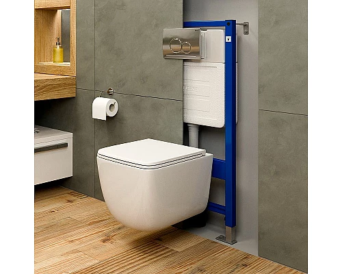 Приобрести Унитаз Point Меркурий PN41831 подвесной Белый с сиденьем Микролифт в магазине сантехники Santeh-Crystal.ru