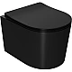 Приобрести Унитаз Point Веста PN41701BM подвесной Черный матовый с сиденьем Микролифт в магазине сантехники Santeh-Crystal.ru