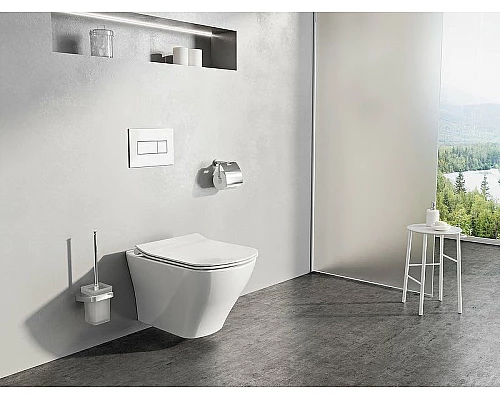 Приобрести Унитаз Ravak Classic RimOFF X01671 подвесной без сиденья в магазине сантехники Santeh-Crystal.ru