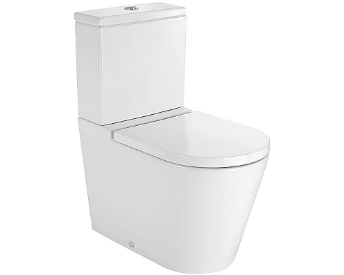 Приобрести Унитаз компакт Roca Inspira 342527000 без бачка и сиденья в магазине сантехники Santeh-Crystal.ru