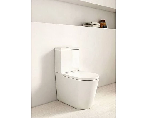 Приобрести Унитаз компакт Roca Inspira 342527000 без бачка и сиденья в магазине сантехники Santeh-Crystal.ru