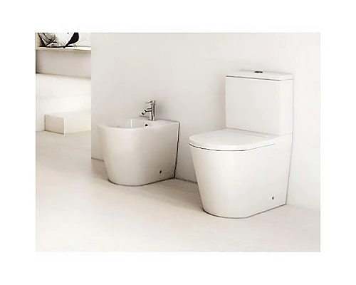 Приобрести Унитаз компакт Roca Inspira 342527000 без бачка и сиденья в магазине сантехники Santeh-Crystal.ru