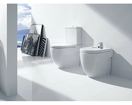 Приобрести Унитаз компакт Roca Meridian 342248000 без бачка и сиденья в магазине сантехники Santeh-Crystal.ru