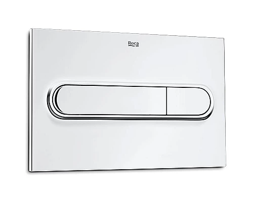 Приобрести Комплект унитаза со смывным бачком Roca The Gap 893109000 с сиденьем Микролифт и клавишей смыва Хром в магазине сантехники Santeh-Crystal.ru