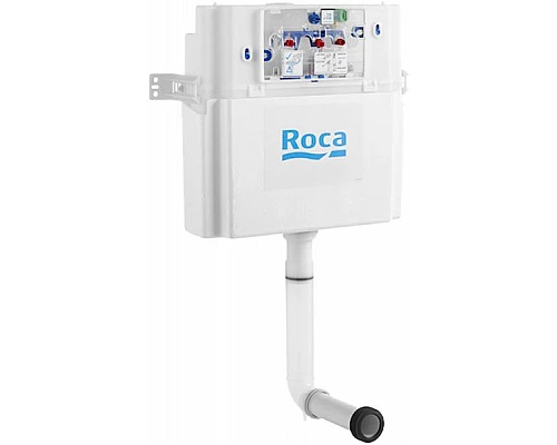 Приобрести Комплект унитаза со смывным бачком Roca The Gap 893109000 с сиденьем Микролифт и клавишей смыва Хром в магазине сантехники Santeh-Crystal.ru