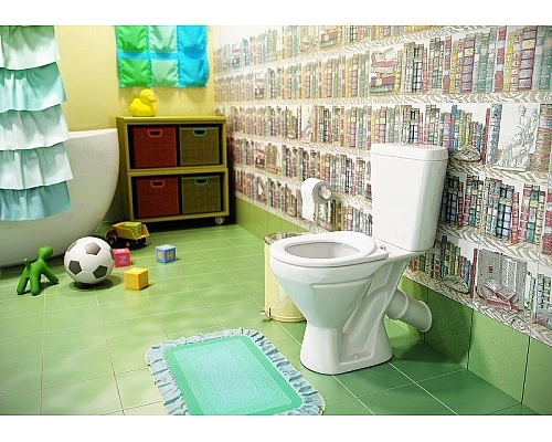 Заказать Унитаз компакт Rosa Детский 4620008196268 Белый с бачком и сиденьем в магазине сантехники Santeh-Crystal.ru