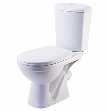 Унитаз компакт Rosa Комфорт 4620008192789 Белый с бачком и сиденьем