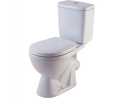 Приобрести Унитаз компакт Rosa Лира 4620008191096 Белый с бачком и сиденьем в магазине сантехники Santeh-Crystal.ru