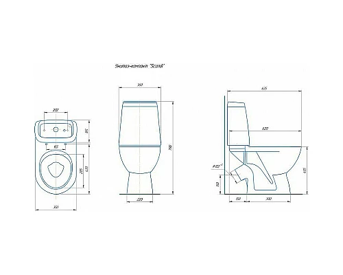 Заказать Унитаз компакт Rosa Сканди Люкс 4630055554119 Белый с бачком и сиденьем Микролифт в магазине сантехники Santeh-Crystal.ru