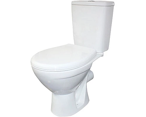 Приобрести Унитаз компакт Rosa Соло Люкс 4640021062142 Белый с бачком и сиденьем Микролифт в магазине сантехники Santeh-Crystal.ru