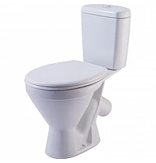 Унитаз компакт Rosa Стандарт 4620008195490 Белый с бачком и сиденьем