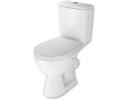 Купить Унитаз компакт Rosa Стиль 4630055558391 Белый с бачком и сиденьем Микролифт в магазине сантехники Santeh-Crystal.ru