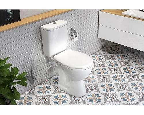 Заказать Унитаз компакт Rosa Уют 4630055558384 Белый с бачком и сиденьем в магазине сантехники Santeh-Crystal.ru