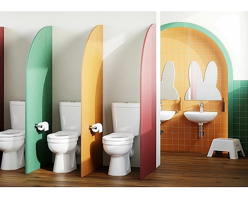 Купить Унитаз компакт Santek Каспер Детский Стандарт 1WH501741 с бачком и сиденьем в магазине сантехники Santeh-Crystal.ru