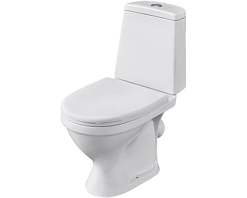 Заказать Унитаз компакт Santeri Прайм 1.P205.4.S00.00B.F с бачком и сиденьем в магазине сантехники Santeh-Crystal.ru