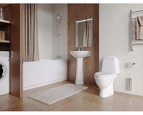 Купить Унитаз компакт Santeri Соната 1.P201.2.S00.00B.F с бачком и сиденьем в магазине сантехники Santeh-Crystal.ru