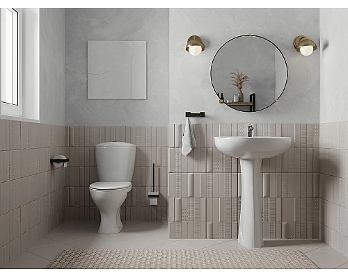 Заказать Унитаз компакт Santeri Версия 1.P403.3.S00.00B.F комфорт с бачком и сиденьем в магазине сантехники Santeh-Crystal.ru