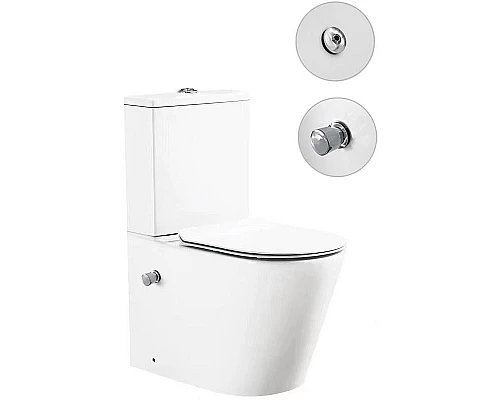 Заказать Унитаз биде SantiLine SL-5014SM-BD с сиденьем Микролифт в магазине сантехники Santeh-Crystal.ru