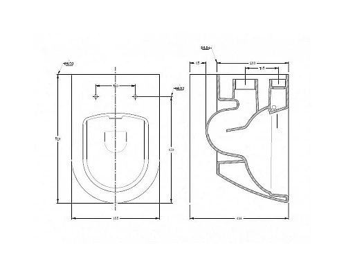 Заказать Унитаз биде Serel Sapphire SP26SLBM подвесной с сиденьем Микролифт в магазине сантехники Santeh-Crystal.ru