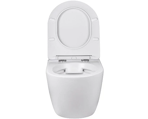 Приобрести Унитаз Vincea Globo VT1-14S подвесной Белый с сиденьем Микролифт в магазине сантехники Santeh-Crystal.ru