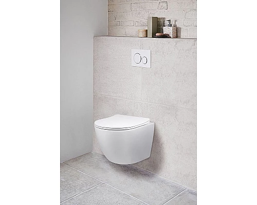 Приобрести Унитаз Vincea Globo VT1-14S подвесной Белый с сиденьем Микролифт в магазине сантехники Santeh-Crystal.ru