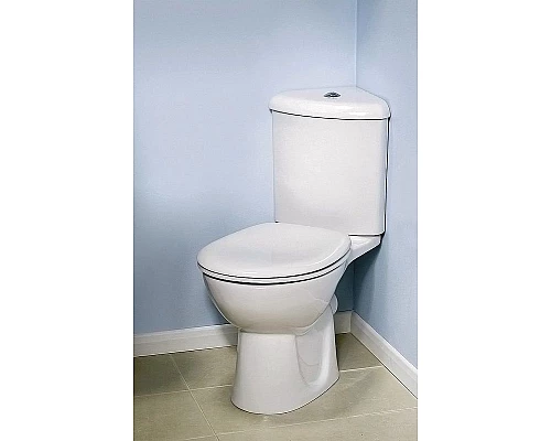 Приобрести Унитаз компакт Vitra Arkitekt 9754B003-7200 угловой с бачком и сиденьем в магазине сантехники Santeh-Crystal.ru