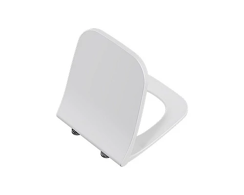 Купить Комплект унитаза с инсталляцией Vitra Integra Square 9856B003-7206 с сиденьем Микролифт и клавишей смыва Хром матовый в магазине сантехники Santeh-Crystal.ru