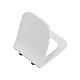 Купить Комплект унитаза с инсталляцией Vitra Integra Square 9856B003-7206 с сиденьем Микролифт и клавишей смыва Хром матовый в магазине сантехники Santeh-Crystal.ru
