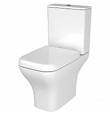 Унитаз компакт Vitra Polar Open-Back 9843B003-7201 с бачком и сиденьем Микролифт