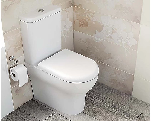 Приобрести Унитаз компакт Vitra Zentrum 9012B003-7202 с бачком и сиденьем Микролифт в магазине сантехники Santeh-Crystal.ru