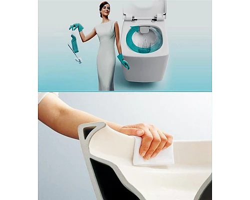 Приобрести Унитаз компакт Vitra Zentrum Rim-Ex 9824B003-7207 с бачком и сиденьем Микролифт в магазине сантехники Santeh-Crystal.ru